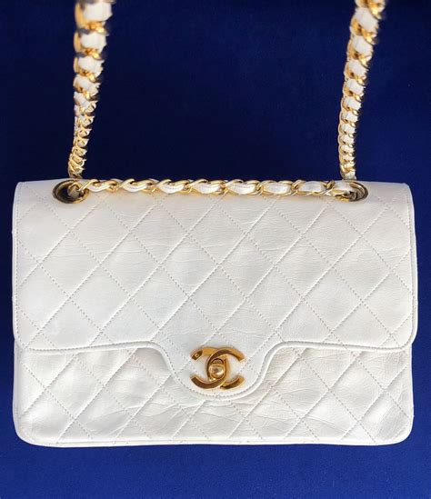 white coco chanel bag|authentic Chanel bags outlet.